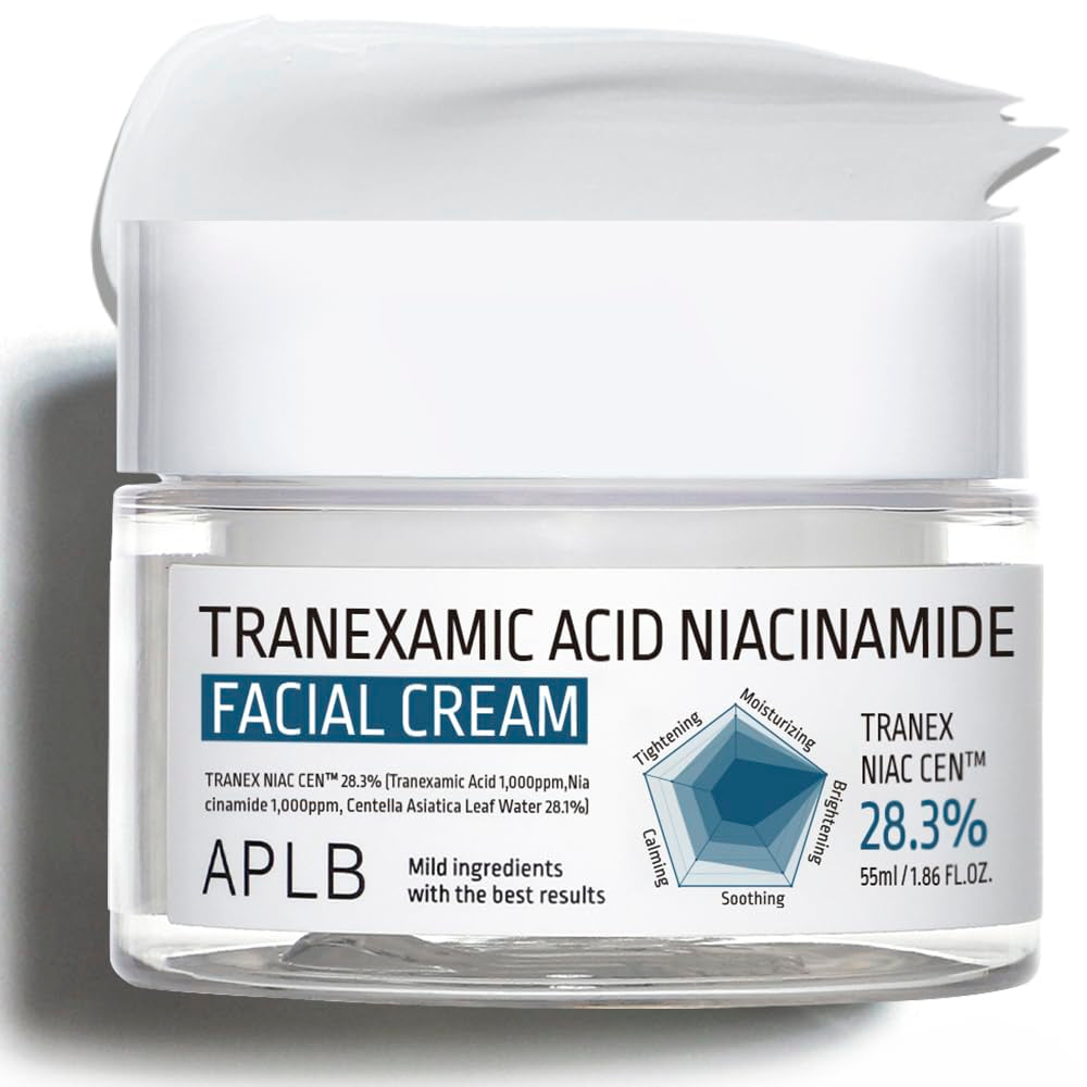 Tranexamic Acid Niacinamide Facial Cream | TRANEX NIAC CEN™ 28.3% 1.86 Fl.Oz/Korean Skincare, Moisturizing, Blemish Care, Helps with Skin Discoloration